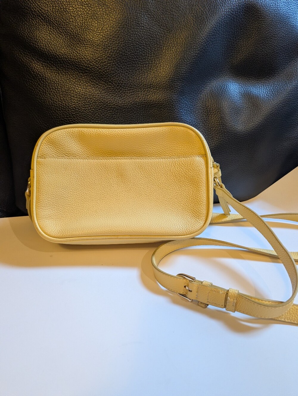 Nordstrom Margo Leather Camera Crossbody Bag in EUC